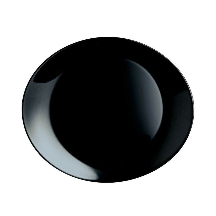 Vaisselle Luminarc  | Assiette A Steak Noire 30 Cm Friend'S Time