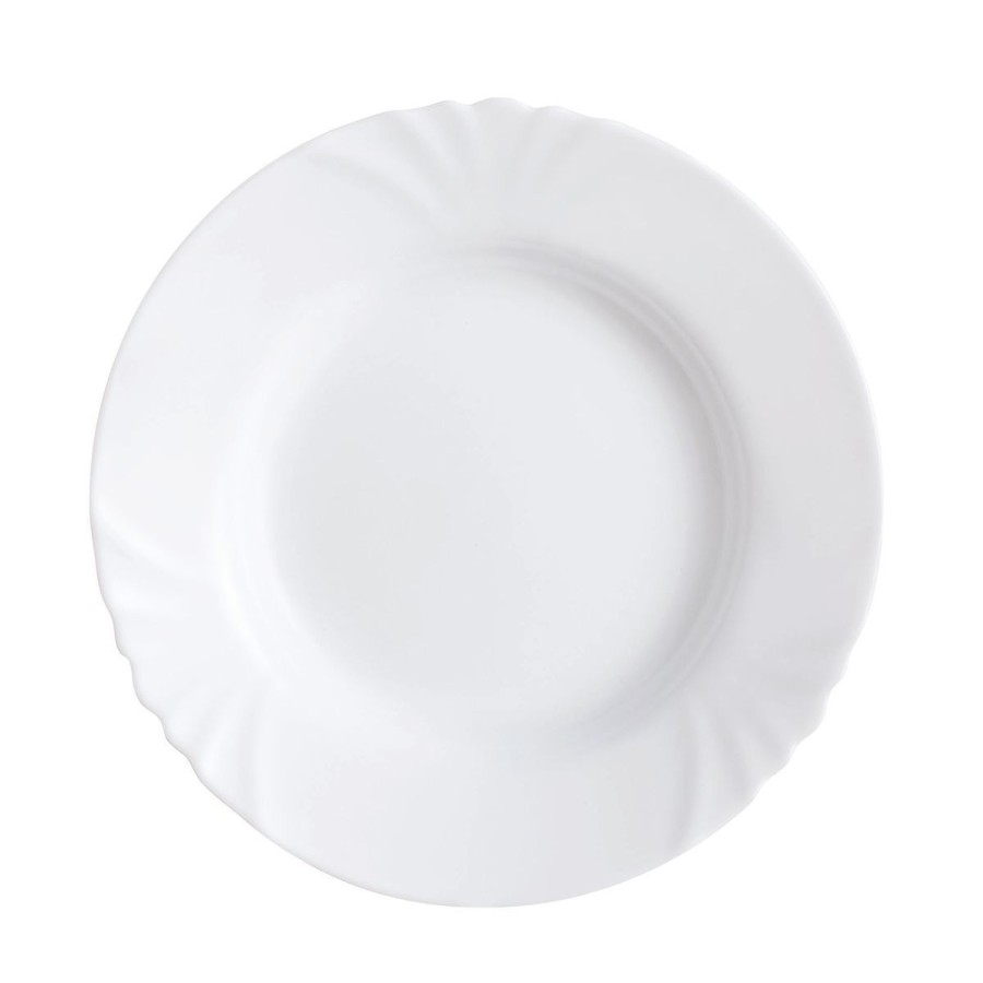 Vaisselle Luminarc  | Assiette Creuse Blanche 22,5 Cm Cadix